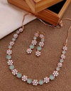 Party Wear Ad diamond Necklace set 1 Wholesale Price In Surat
 